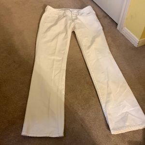 Boot Cut White Jeans